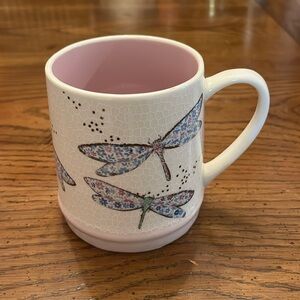 Seeds & Sunshine dragonfly mug, NWOT